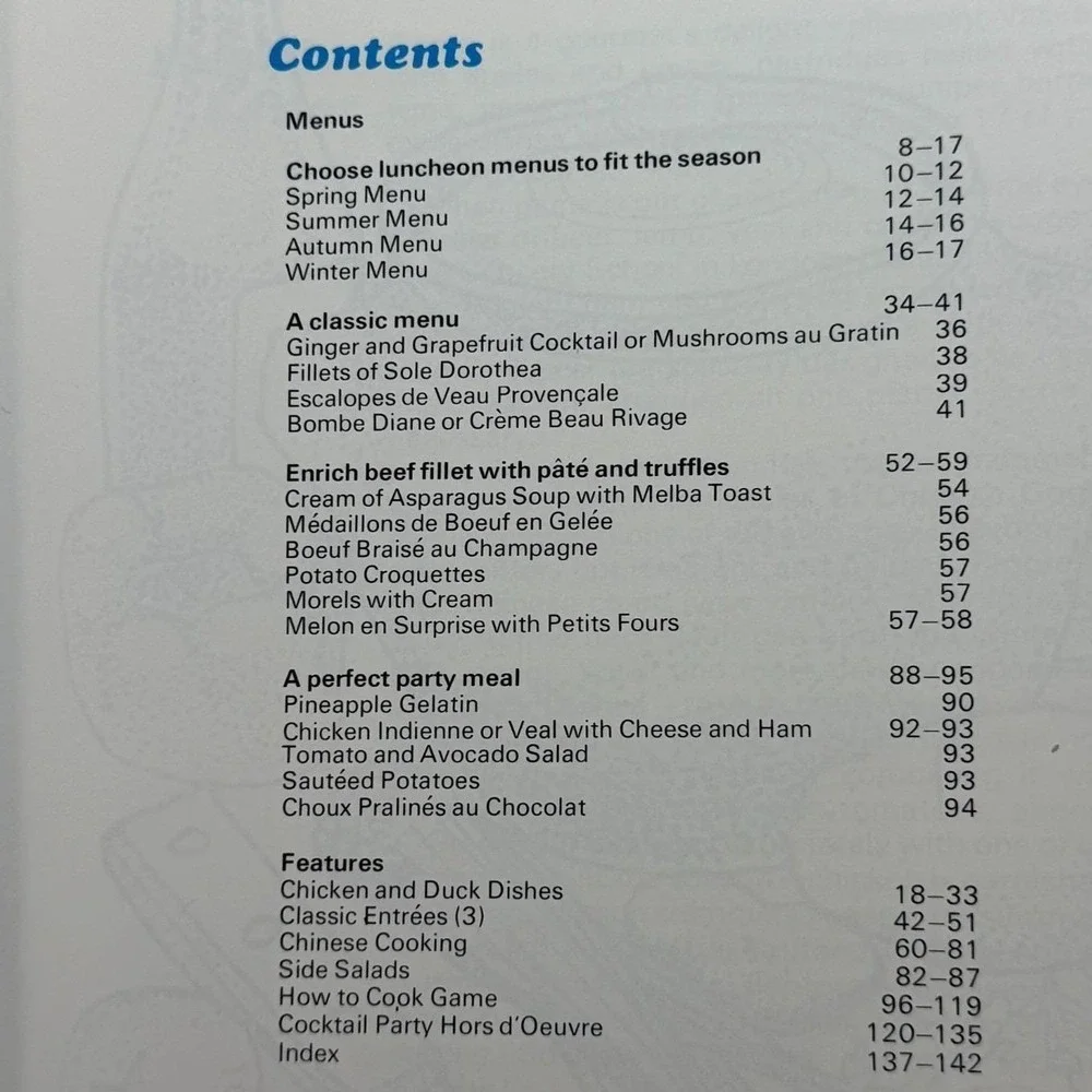 Vintage 1972 Grand Diplôme Cooking Course Vols 17-20 HC Cookbook Gourmet Recipes
